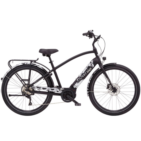 Bicicleta ELECTRA Townie Path Go 10D EQ Step Over 2024 PRETO M