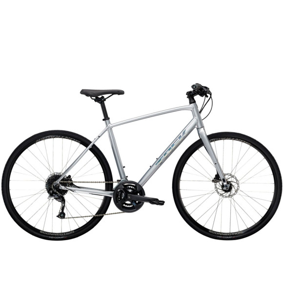 Bicicleta TREK FX 2 Disc 2023 PLATA M