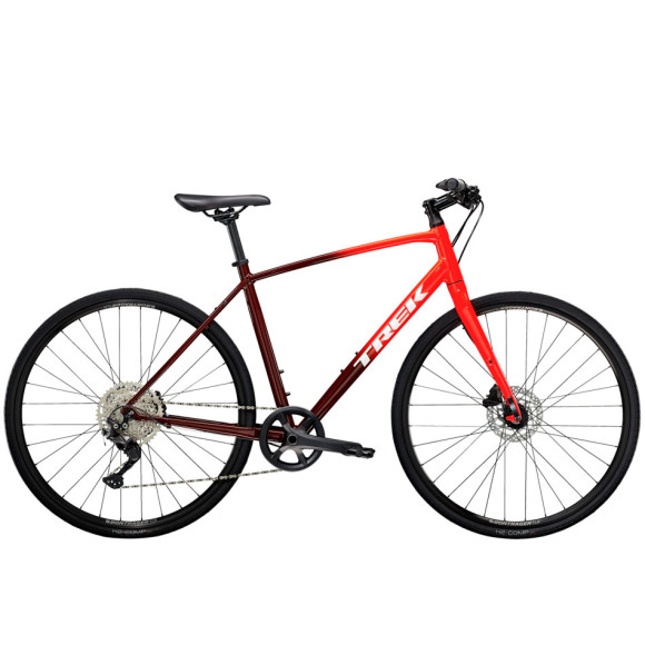 Bicicleta TREK FX 3 discos 2023 VERMELHO M