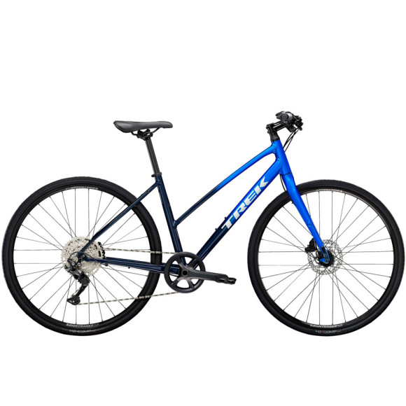 Bicicleta escalonada TREK FX 3 discos 2023 AZUL S