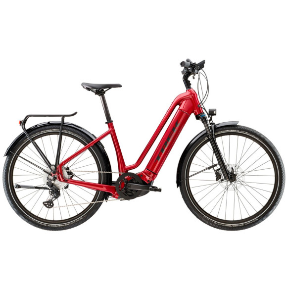 Bicicleta eléctrica TREK Allant+ 7 Lowstep 2023 ROJO S