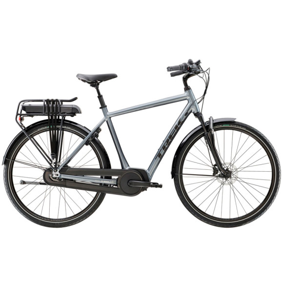 Vélo électrique TREK District+ 2 300 Wh 2023 GRIS L