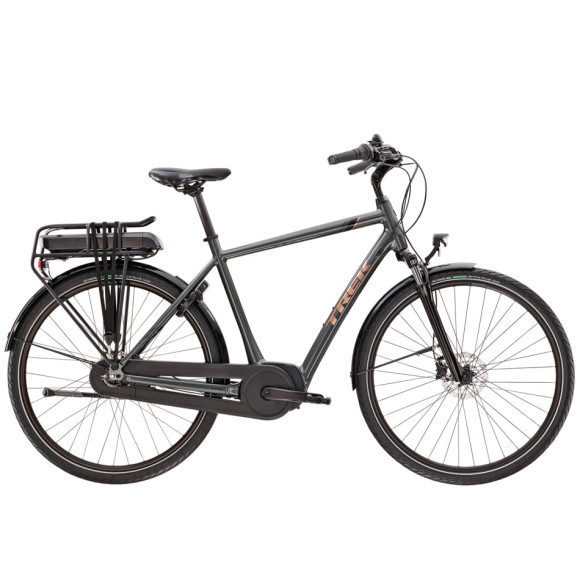 Bicicleta eléctrica TREK District+ 1 300 Wh 2023 GRIS L