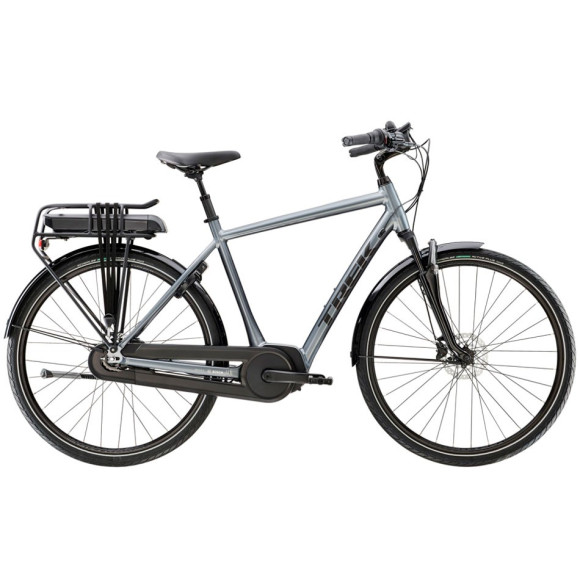 Vélo électrique TREK District+ 2 500 Wh 2023 GRIS M