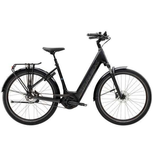 Bicicleta eléctrica TREK District+ 4 Lowstep 545 Wh 2025 NEGRO XL