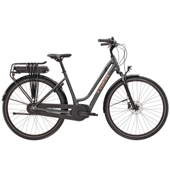 Bicicletta TREK District+ 1 Midstep 300Wh 2023 GRIS S