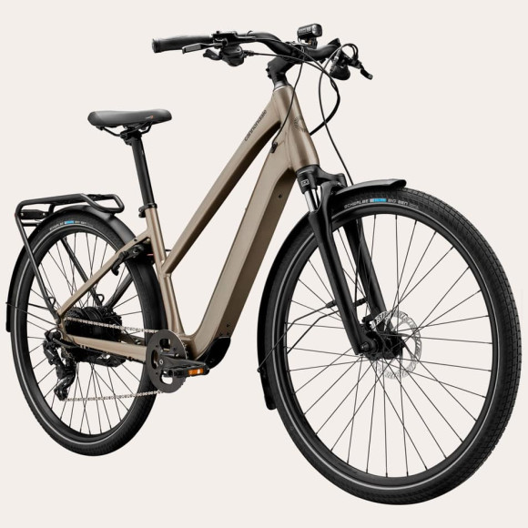 Bicicleta elétrica CANNONDALE Mavaro Neo SL 1 StepThru PRATA S