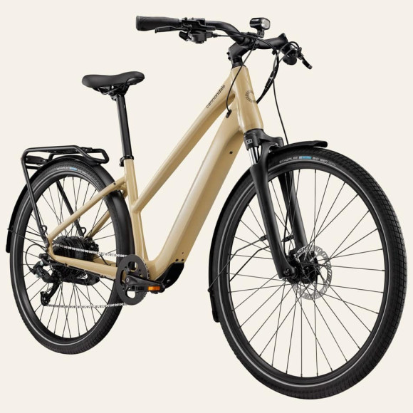 Bicicleta eléctrica CANNONDALE Mavaro Neo SL 2 Step Thru BEIGE M