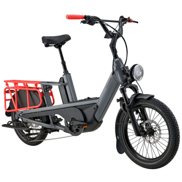 Bicicleta elétrica CANNONDALE Cargowagen Neo 2 CINZA Tamanho único