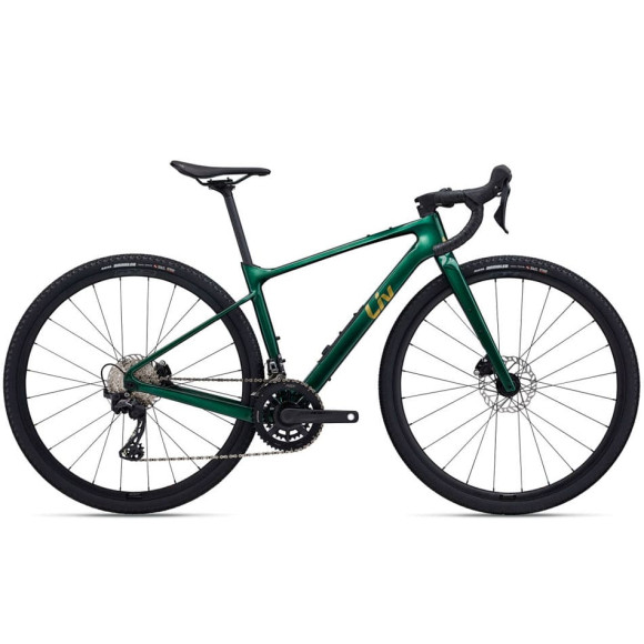 LIV Devote Advanced 2 Bici 2024 NERO VERDE M