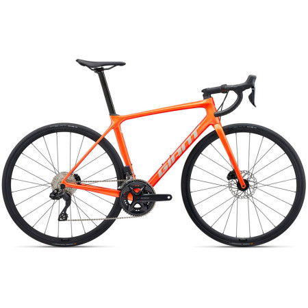 Bicicletta GIANT TCR Advanced Disc Pro 1 compatta 2024 NARANJA XS