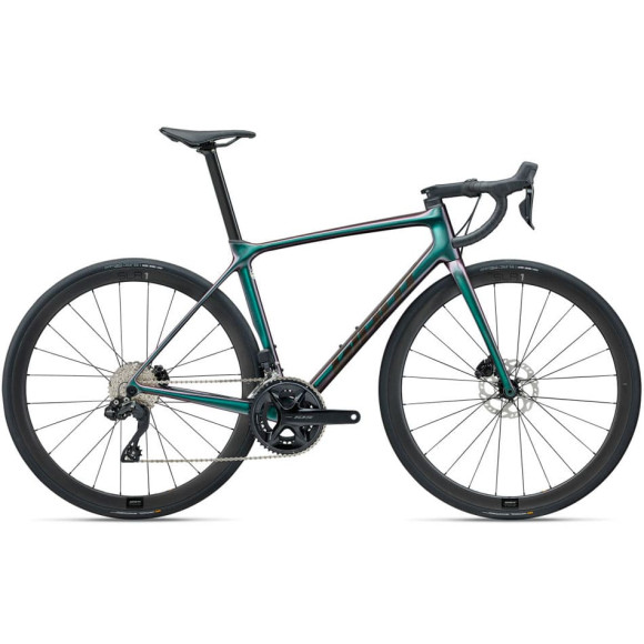 Bicicletta GIANT TCR Advanced Pro Disc 1 Di2 2024 VERDE XS