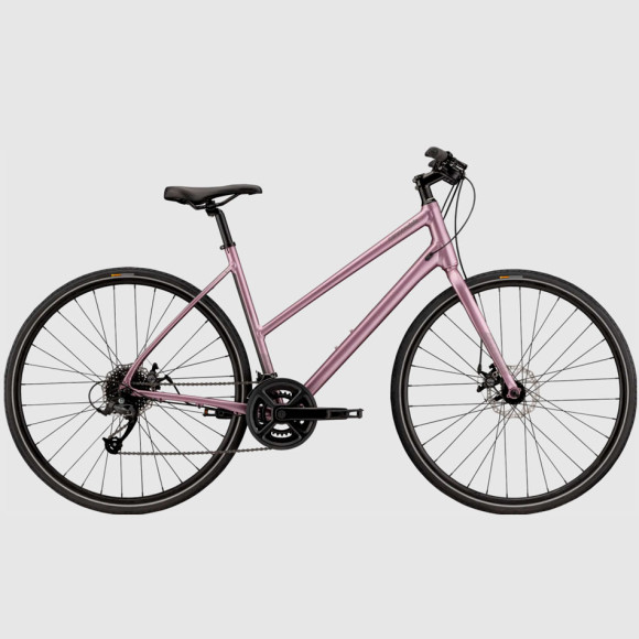 Bicicleta feminina CANNONDALE Quick Disc 5 Remixte MALVA XS