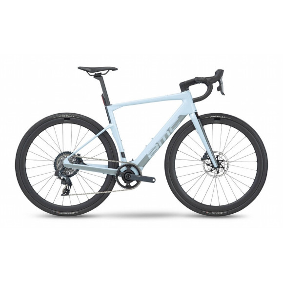 Bicicleta eléctrica BMC Roadmachine 01 AMP X ONE 2023 AZUL 54