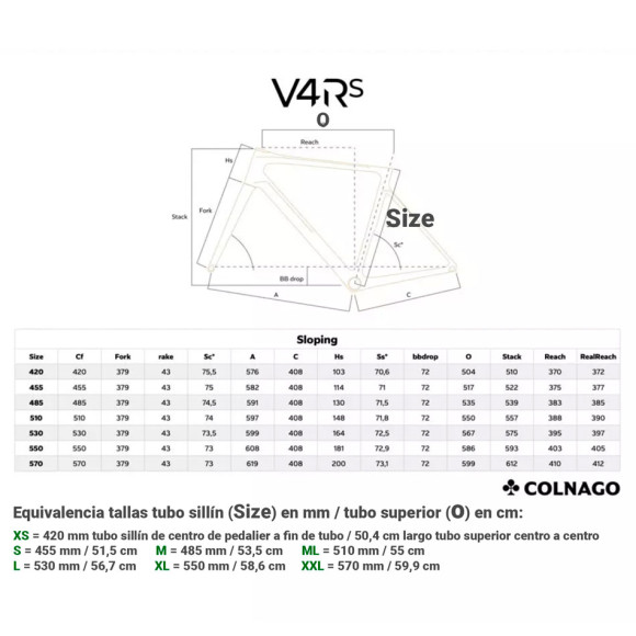 Bicicletta COLNAGO V4RS Disc Ultegra Di2 ENVE SES NEGRO ML