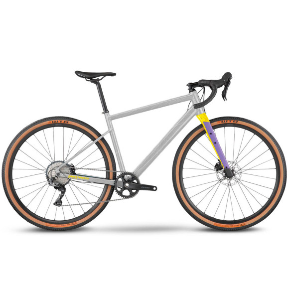 Vélo BMC URS AL TWO Raw Alloy Jaune 2024 ARGENT XS