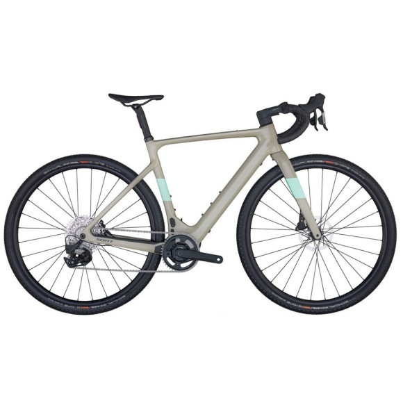 Vélo Électrique SCOTT Solace Gravel Eride 30 Beige 2024 BEIGE 49