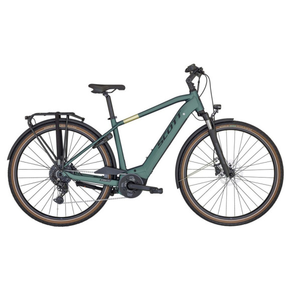 Bicicletta elettrica SCOTT Sub Active Eride da uomo 2024 VERDE S