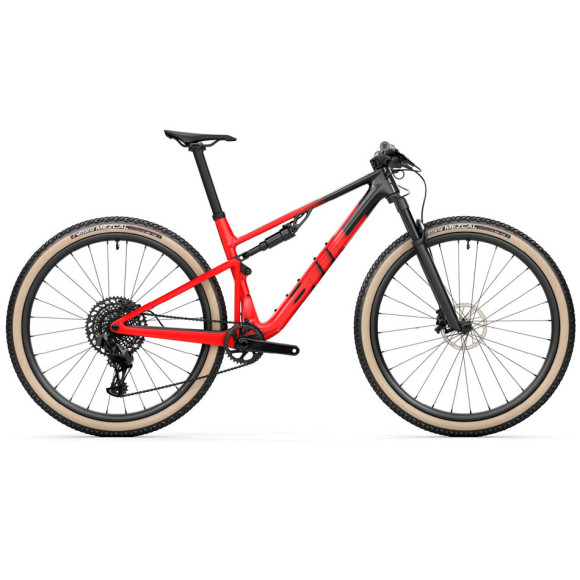 Bicicleta BMC Fourstroke 01 DOIS 2024 VERMELHO PRETO M