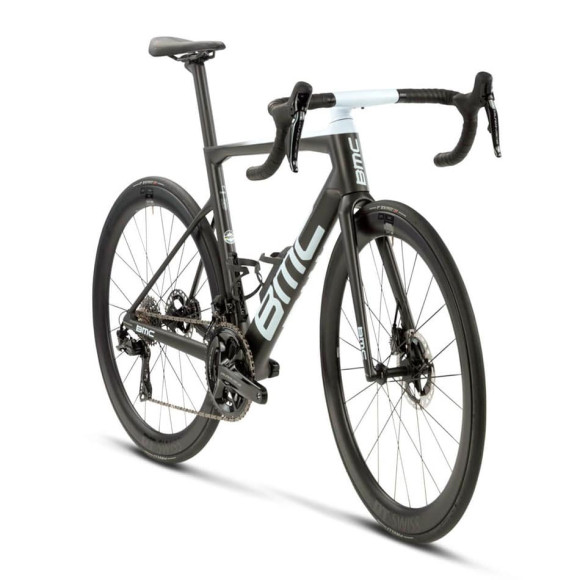 Bicicleta BMC Teammachine SLR 01 TWO 2023 PRETO BRANCO 56