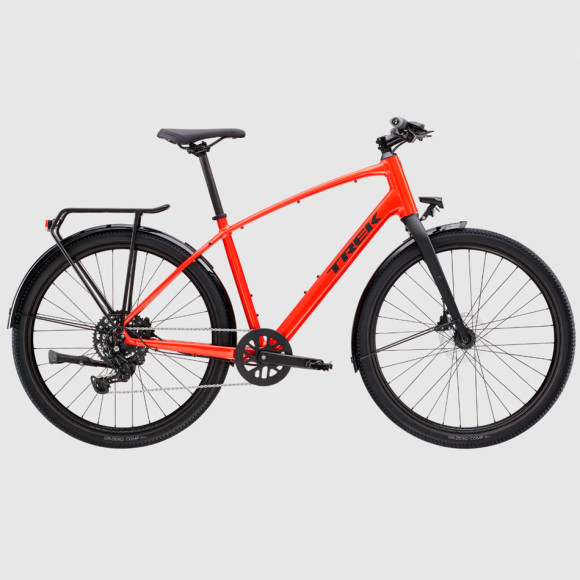 Bicicletta TREK Dual Sport 2 equipaggiata Gen 5 2024 ROSSO M