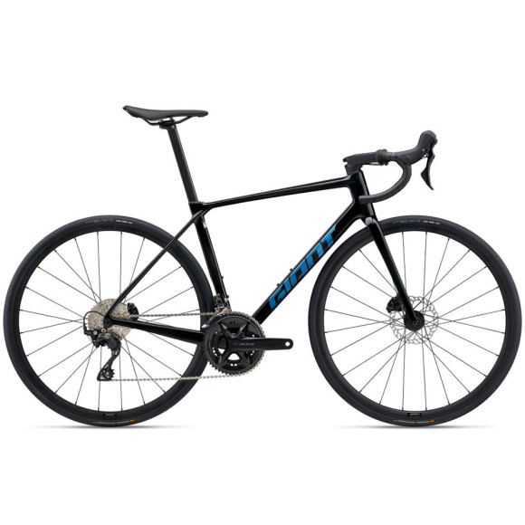 Bicicletta GIANT TCR Advanced 2 Pro compatta 2025 NEGRO M