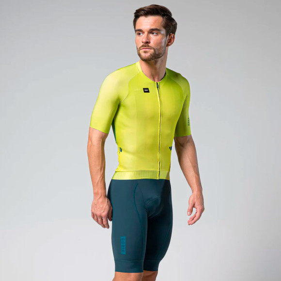 Camisa unissex GOBIK CX PRO 3.0 2024 AMARELO L