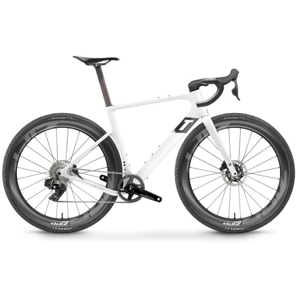 Bicicletta in carbonio 3T Racemax Italia Rival XPLR 1x12 700C BIANCO 51