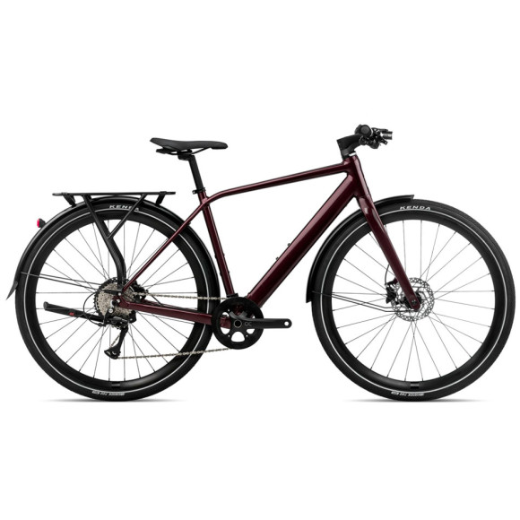 Bicicleta eléctrica ORBEA Vibe H30 EQ 2024 GRANATE L