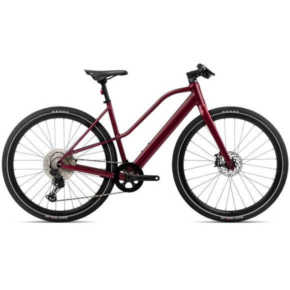 Bicicleta eléctrica ORBEA Vibe MID H10 2024 GRANATE L