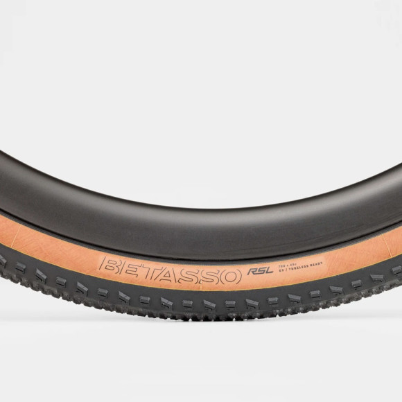 Pneu Gravel BONTRAGER Betasso RSL GX TLR 700x50 mm Noir Marron 