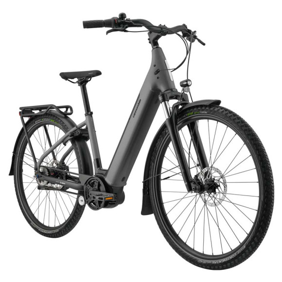 Bicicleta eléctrica CANNONDALE Mavaro Neo 4 Low Step Thru GRIS M