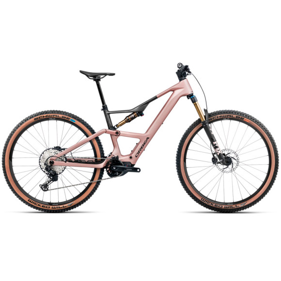 Bicicletta elettrica ORBEA Rise SL M10 420 Wh 2025 ROSA NERO M