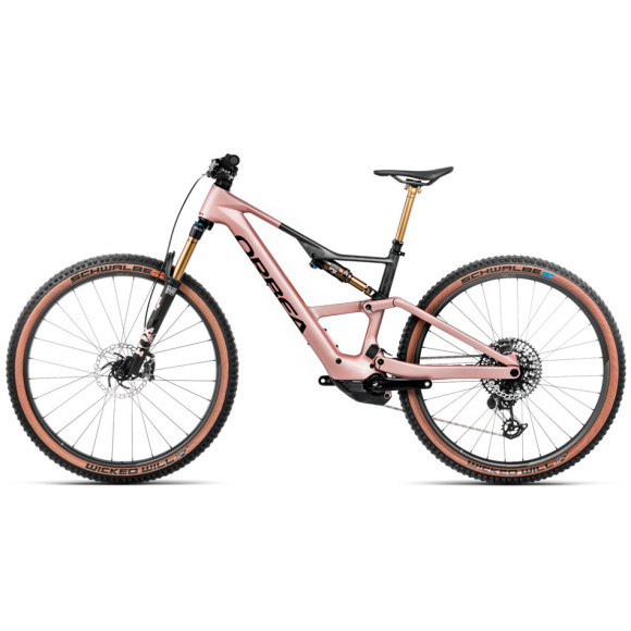 Bicicleta eléctrica ORBEA Rise SL M-LTD 420 Wh 2025 ROSA NEGRO M