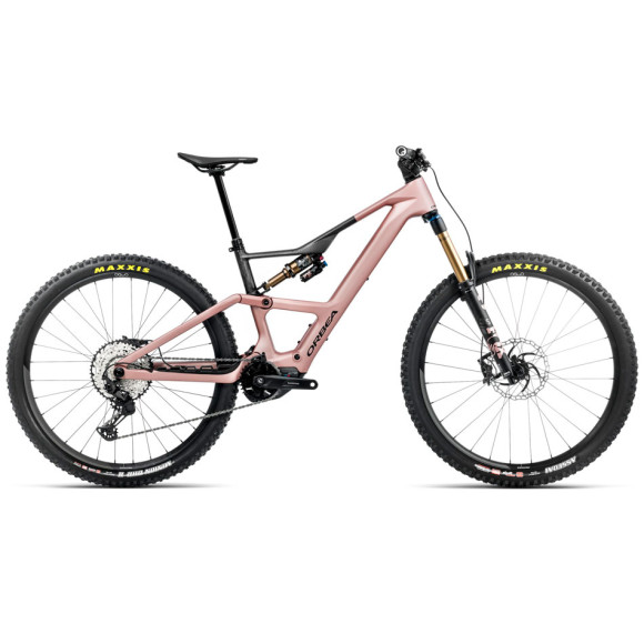 Bicicleta elétrica ORBEA Rise LT M10 420 Wh 2025 ROSA PRETA L