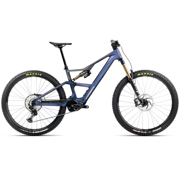 Bicicleta elétrica ORBEA Rise LT M10 420 Wh 2025 ROXO S