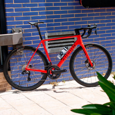 Bicicleta AURUM Essentia Shimano Ultegra Di2 Manillar Integrado ROJO 54