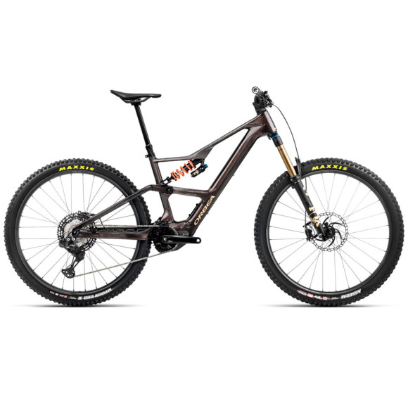 Bicicleta elétrica ORBEA Rise LT M-TEAM 420 Wh 2025 ROXO S