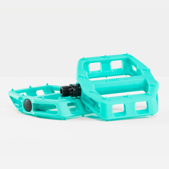 BONTRAGER Line Comp Pedals Turquoise Platform 