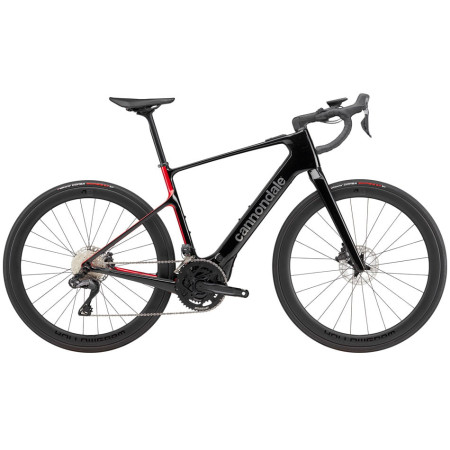 Bicicleta elétrica CANNONDALE Synapse Neo PRETO XS