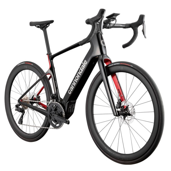 Bicicleta elétrica CANNONDALE Synapse Neo PRETO XS