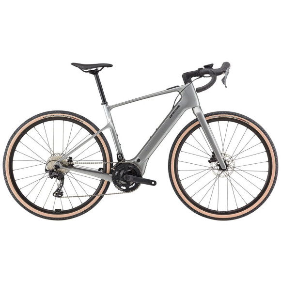 Bicicleta elétrica CANNONDALE Synapse Neo All Road 2 PRATA XS