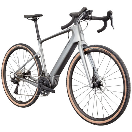 Bicicleta elétrica CANNONDALE Synapse Neo All Road 2 PRATA XS