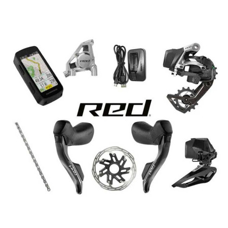 Conjunto de grupos SRAM Red E-Tap AXS E1 2x12 HRD FM incluído HAMMERHEAD Karoo 