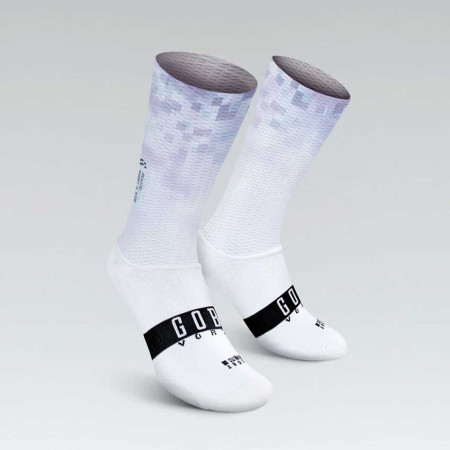 GOBIK Chaussettes Mixte Vortex 2024 BLANC SM