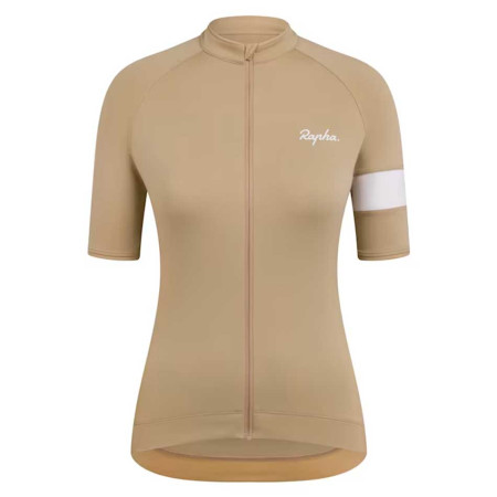 Camisa feminina RAPHA Core 2024 CHAMPANHE XXS