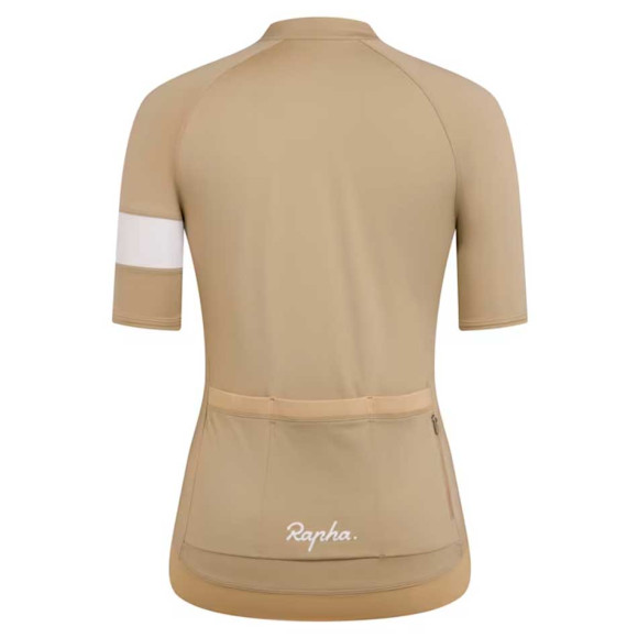 Camisa feminina RAPHA Core 2024 CHAMPANHE XXS