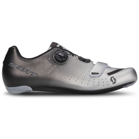 SCOTT Road Comp Boa Black Fade Metallic Silver 2023 Shoes GREY 42