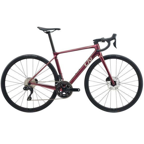 Bicicleta LIV Langma Advanced 1 Pro Compact 2025 GRANATE XS