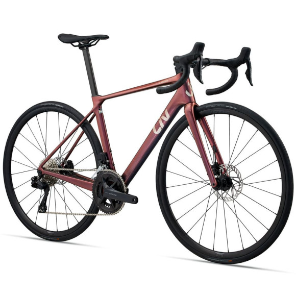 Bicicleta LIV Langma Advanced 1 Pro Compact 2025 GRANATE XS